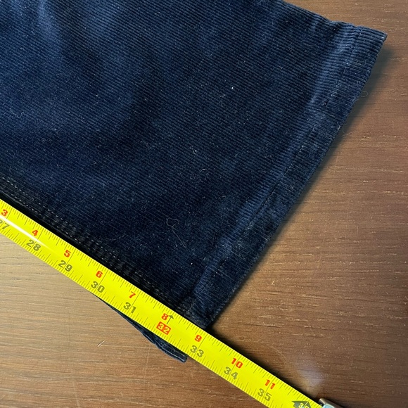 Banana Republic women’s high rise flare black corduroy pants size 26. NWT. - Picture 7 of 10